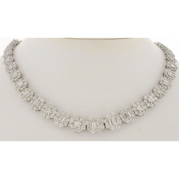 Brilliant Graduated Diamond Necklace - z4478