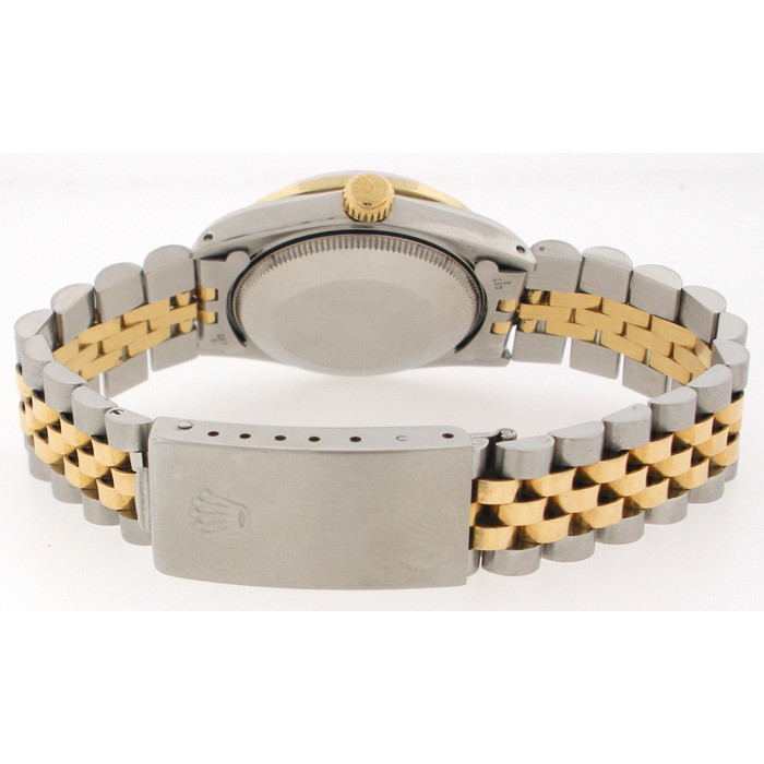 Rolex DateJust Midsize 18k & SS Diamond Watch