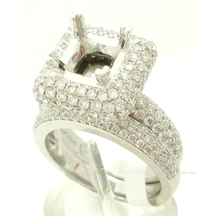 Exquisite Diamond Solitare Setting- 1208