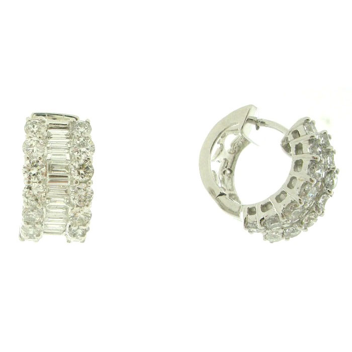 Diamond Mini Hoop Earrings - z5144/1422