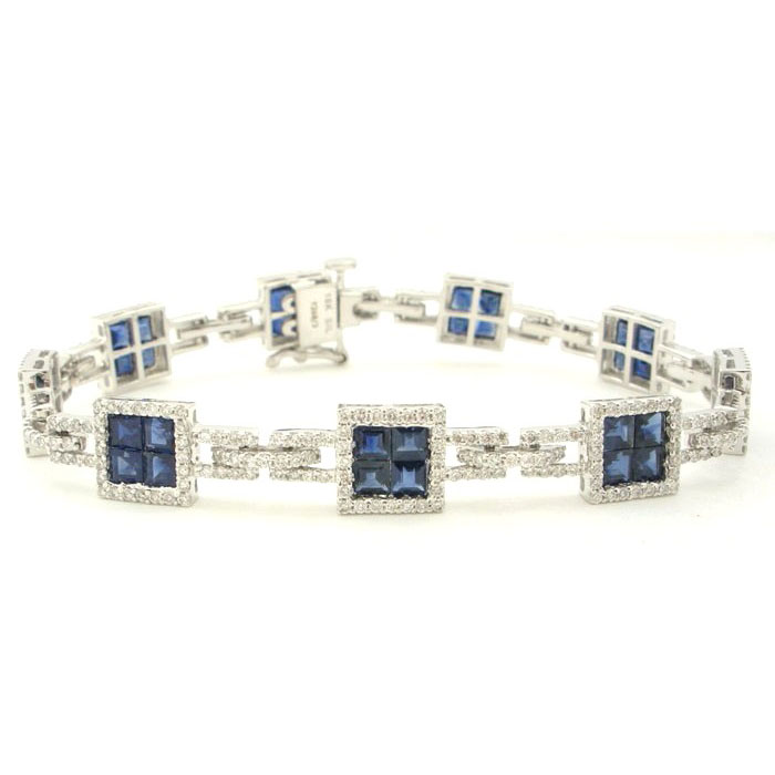 Sapphire & Diamond Bracelet - z5302/1440