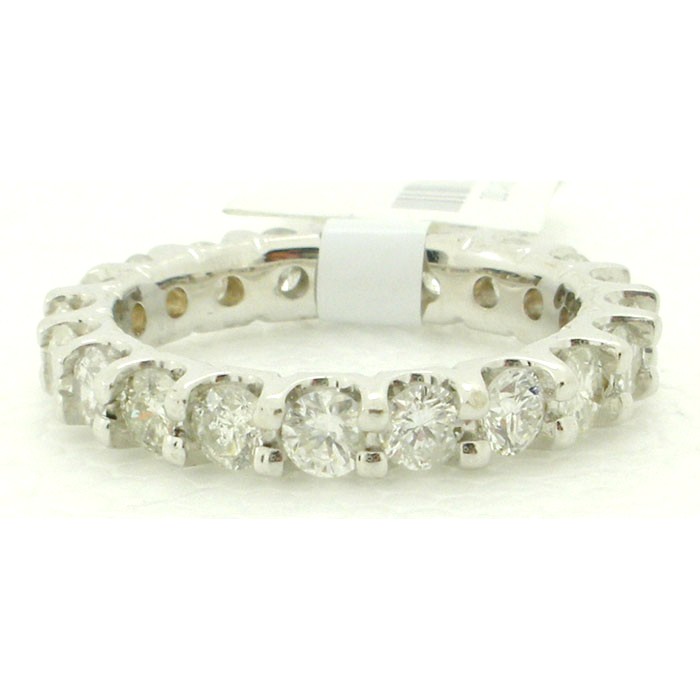 Exquisite Diamond Shared Prong Eternity Band - 1492