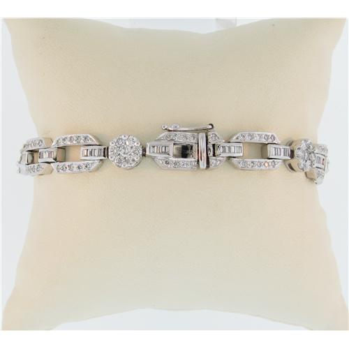 Ladies Diamond Link Bracelet