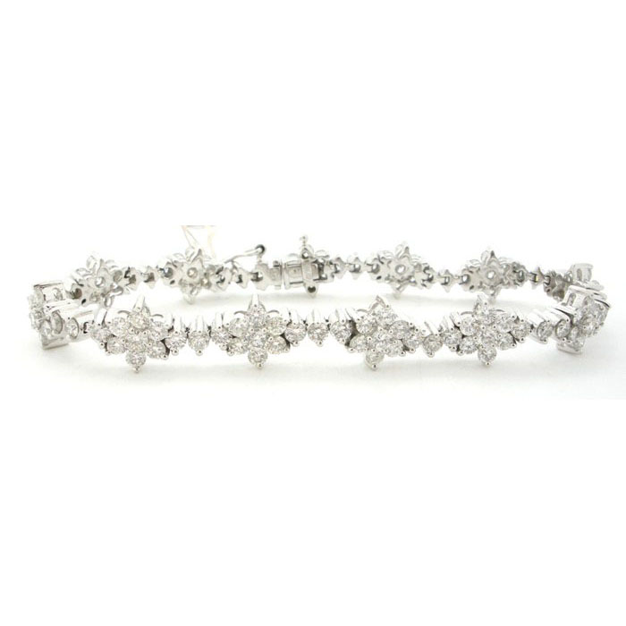 Diamond Floral Bracelet - z4714/1561
