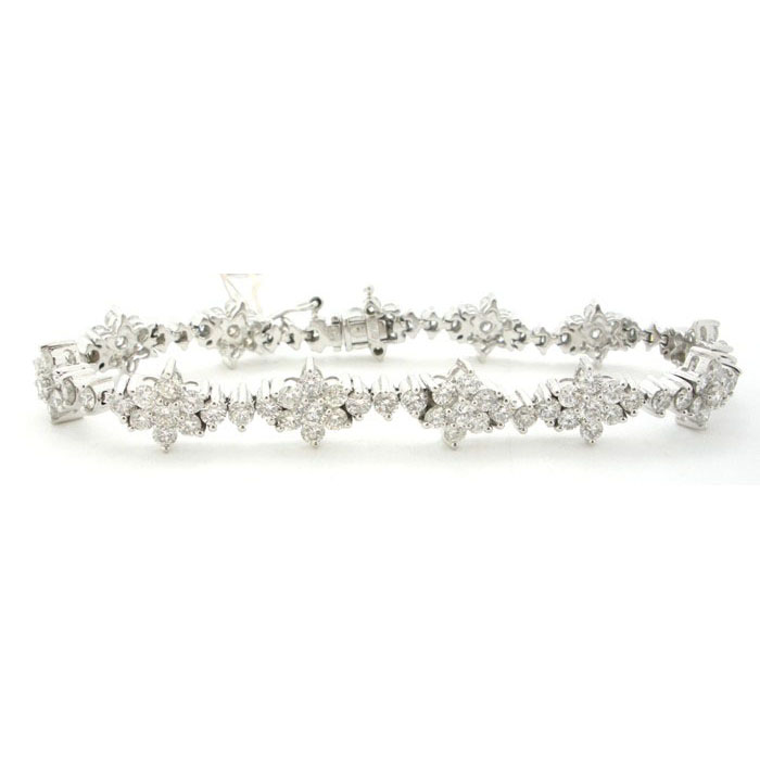 Diamond Floral Bracelet - z4714/1561 Diamond Floral Bracelet - z4714/1561