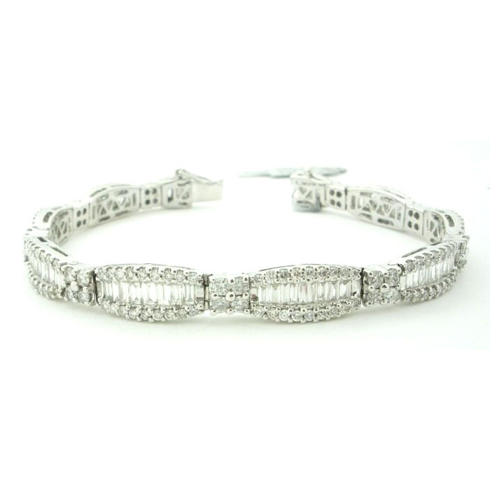 Diamond Bracelet in 14k White Gold - z4406/1564