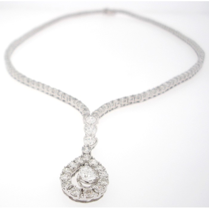 Exquisite Diamond All Around Necklace - 1785