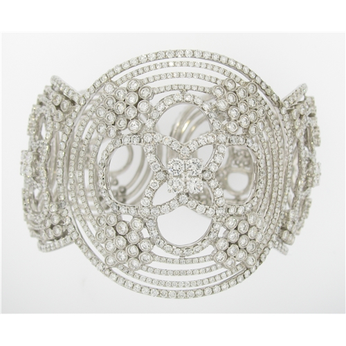 18k Ladies Diamond Cuff Bracelet 18k Ladies Diamond Cuff Bracelet