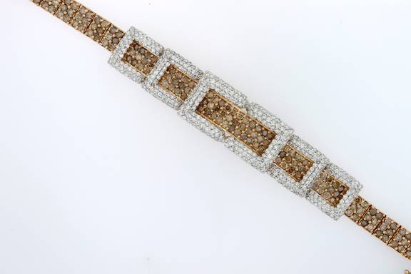 Ladies Chocolate Diamond Bracelet - z5903 y292/84 Ladies Chocolate Diamond Bracelet - z5903 y292/84