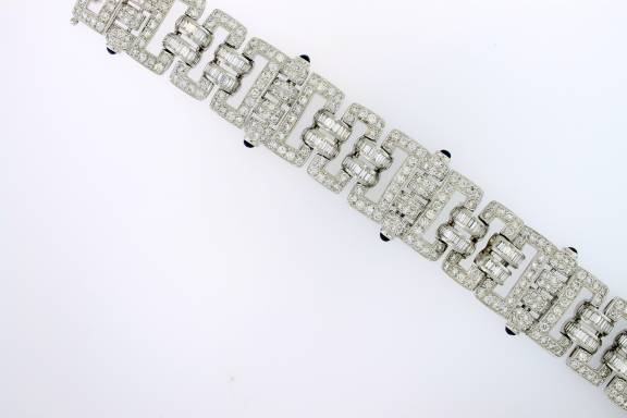 Beautiful Ladies Diamond art deco style  Bracelet