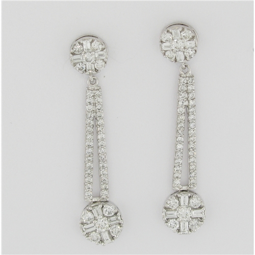 Beautiful Diamond Earrings - z5811 y292/171s