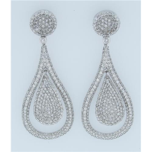 Beautiful Diamond Earrings - z5682 y282/98a