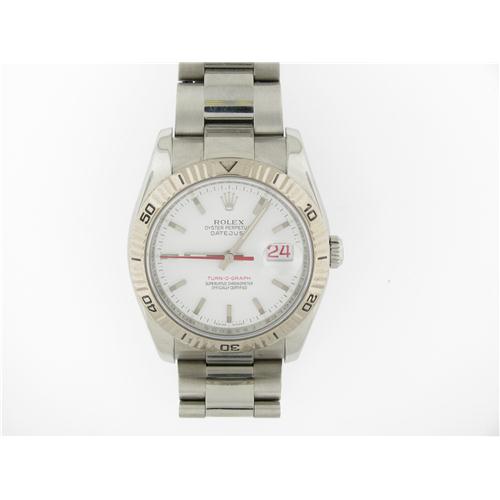 Beautiful Men's Rolex Turnograph Watch - f994006