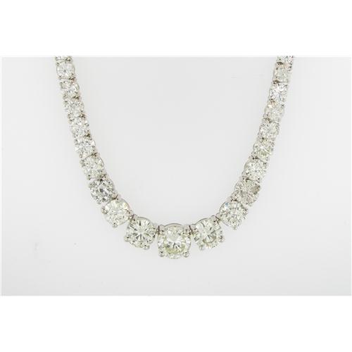 Ladies Diamond Tennis Necklace