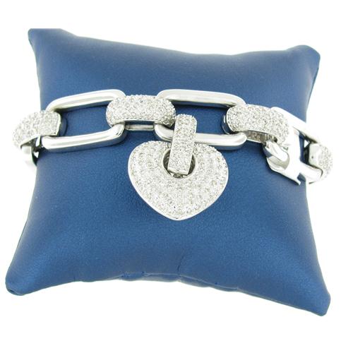 Ladies Heart Diamond Bracelet Ladies Heart Diamond Bracelet
