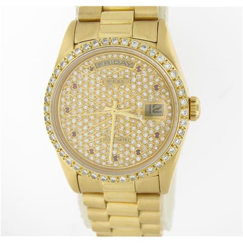 Men's Rolex 18k Presidential Watch