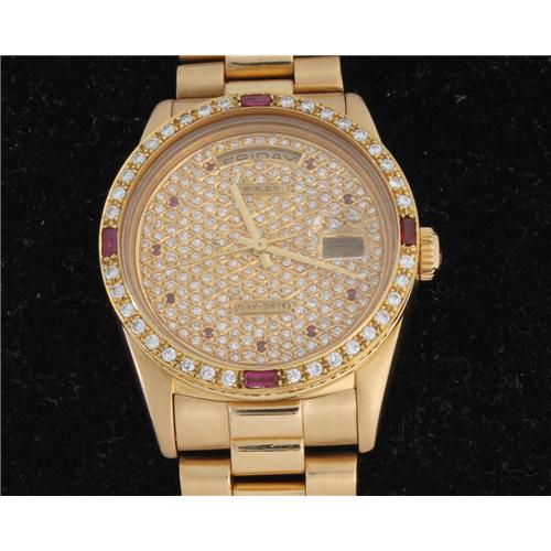 Men's Rolex 18k Presidential Watch