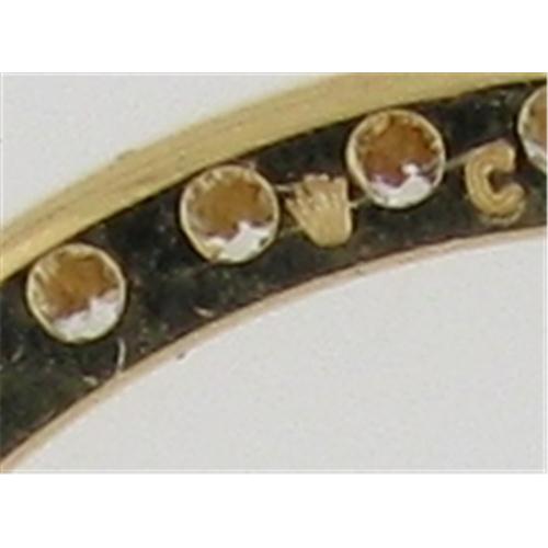 rolex ladies 18k diamond bezel