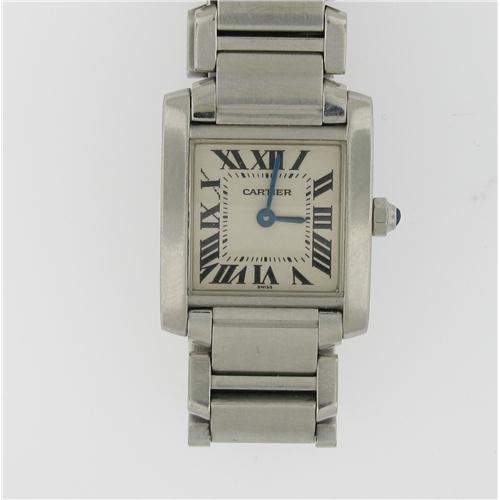 Beautiful Ladies Cartier Tank Franchaise Watch