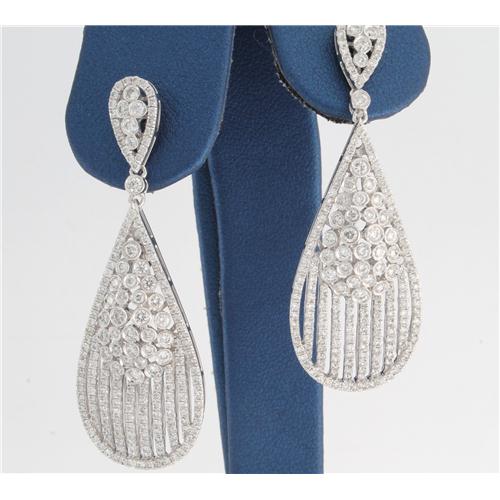 Micro Pave Diamond Earrings - z7217 Y310/37
