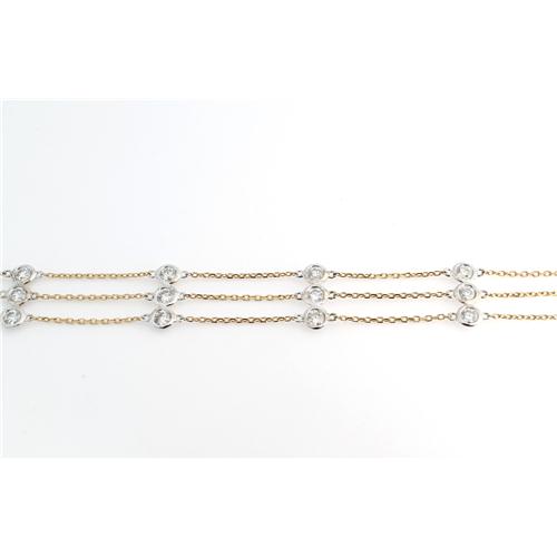 Ladies Diamond By Yard  Bracelet - z7142 Y309/2