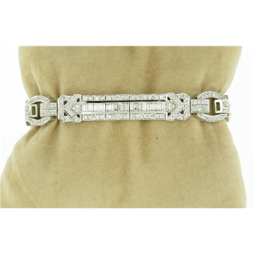 9.0 Carat Art Deco Style Diamond Bracelet