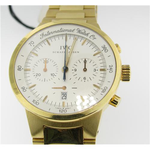 Men's 18k yellow gold  Iwc Watch