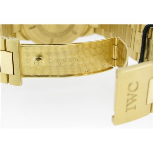 Men's 18k yellow gold  Iwc Watch
