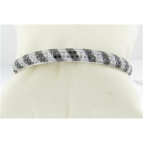 Ladies black and white Diamond Bracelet - Z7119 Y306.37