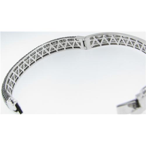 Ladies black and white Diamond Bracelet  - Z6937 y304/38