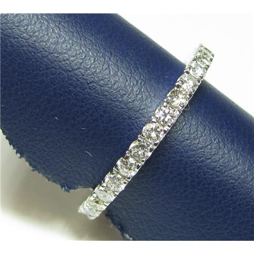 Laties 18K 1 Carat diamond Eternity Band