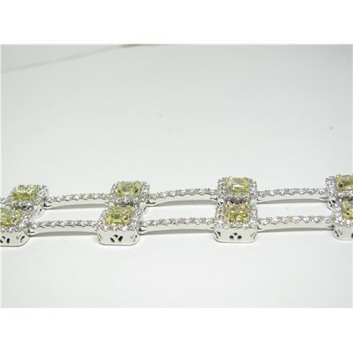 Ladies fancy yellow Diamond Bracelet