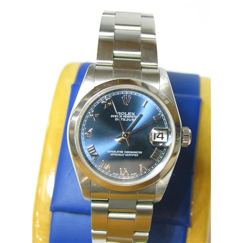 Ladies Stainless SteelRolex Midsize Watch # R78240