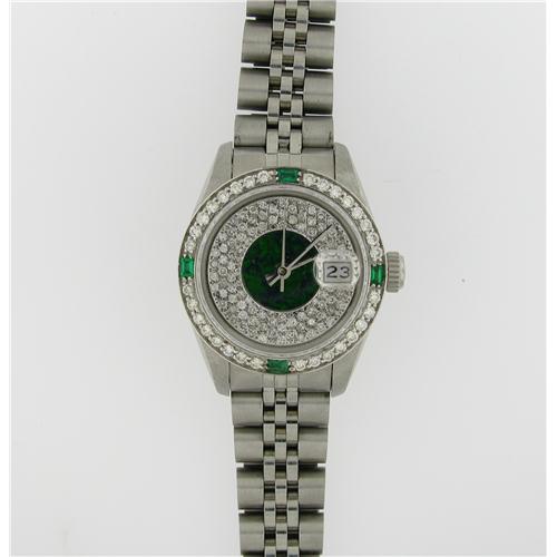 Beautiful Ladies Rolex Datejust Watch with diamonds