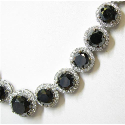 black diamond necklace