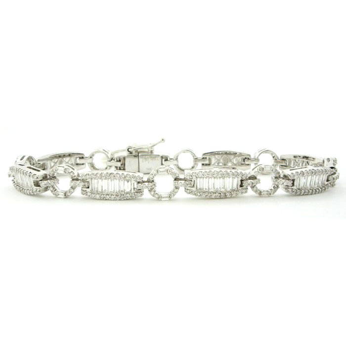 ladies 5 Carat  Diamond Bracelet - 000610