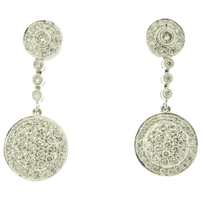 Diamond Drop Earrings - z4668/000640