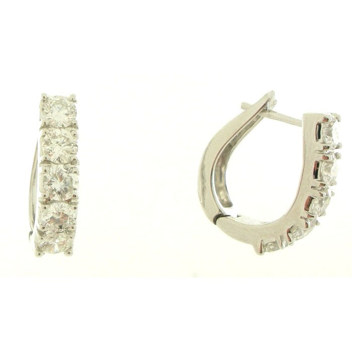 Diamond Mini Hoop Earrings - z4752/000653 Diamond Mini Hoop Earrings - z4752/000653