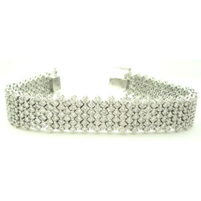 Diamond Cluster Bracelet - 000795