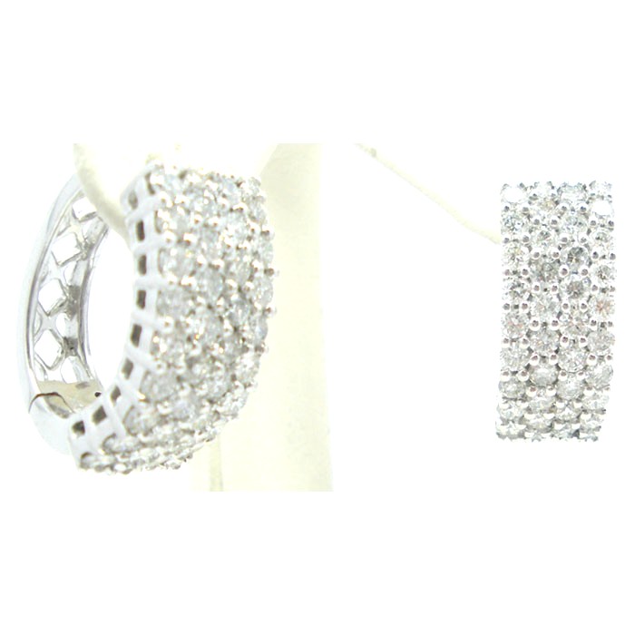 Diamond Mini Hoop Earrings - z4483/980 Diamond Mini Hoop Earrings - z4483/980