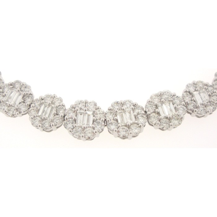 Brilliant Graduated Diamond Necklace - z4478