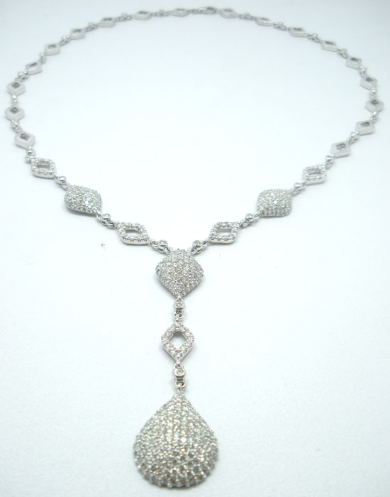 Exquisite Diamond Necklace - z5124/1412