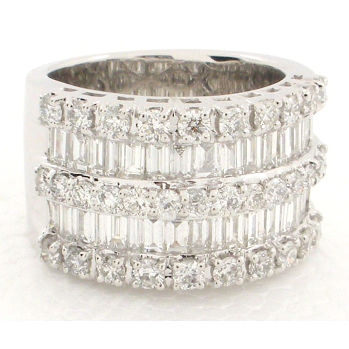 Brilliant 3.28 Carat Wide Diamond Band - z5221