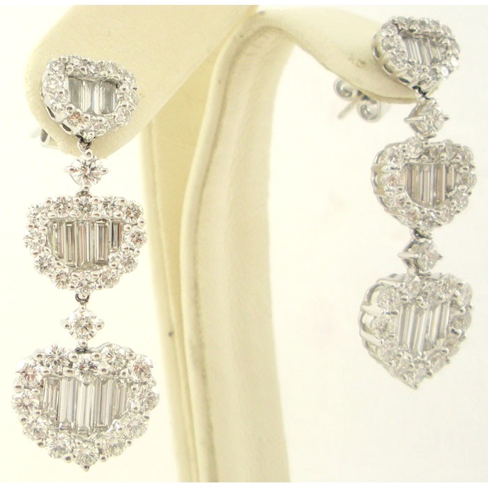 Brilliant Diamond Drop Earrings - z5462