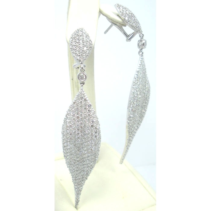 Exquisite Diamond Drop Earrings - z5567