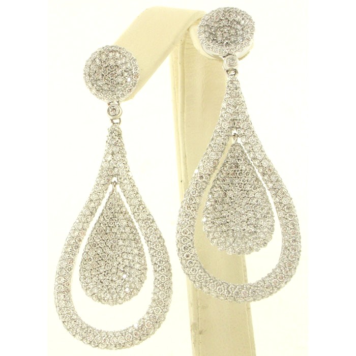 Brilliant Diamond Drop Earrings - z5682